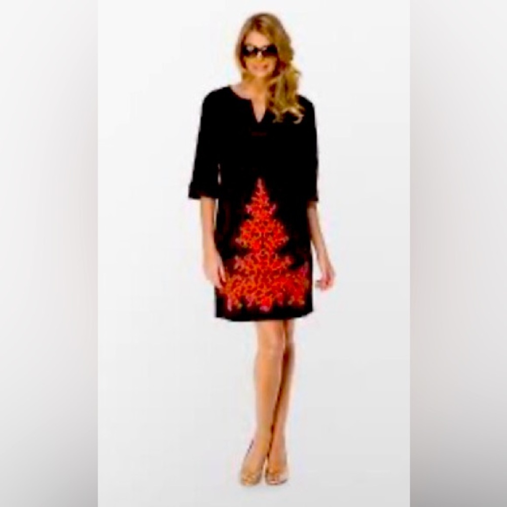 Lilly Pulitzer Shailene Dodi Black and Coral 🪸